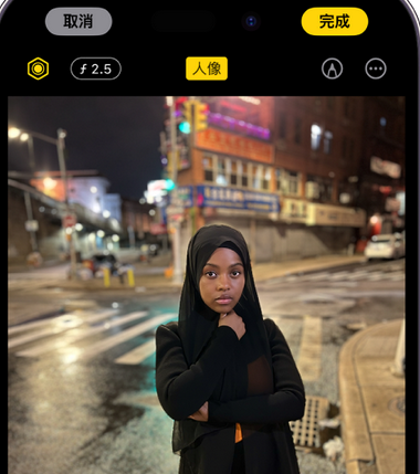 灞桥苹果15服务店分享如何在iPhone15系列机型拍摄照片中添加人像效果 